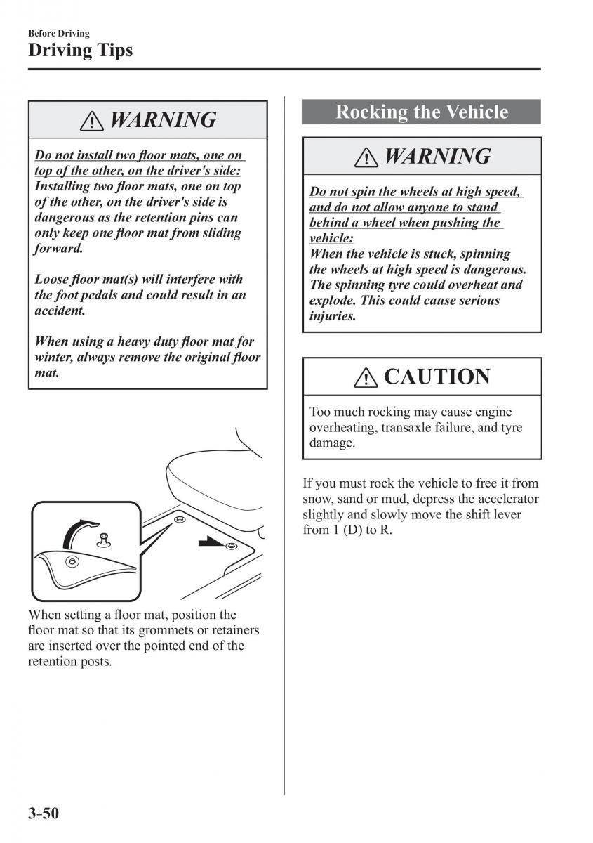 Mazda 2 Demio owners manual / page 129