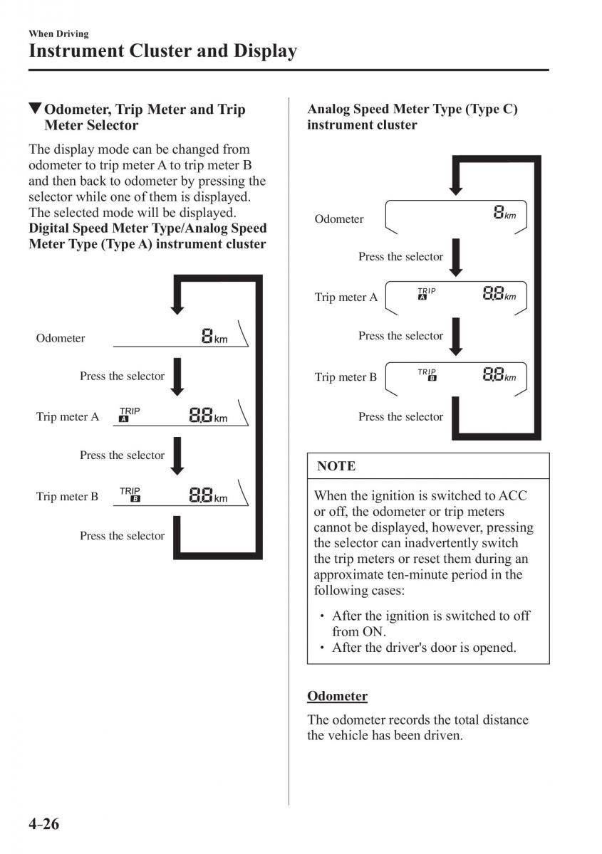 Mazda 2 Demio owners manual / page 169