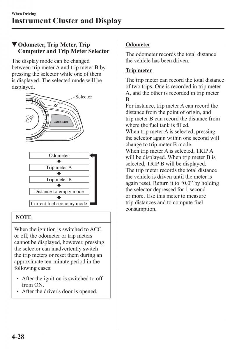 Mazda 2 Demio owners manual / page 171