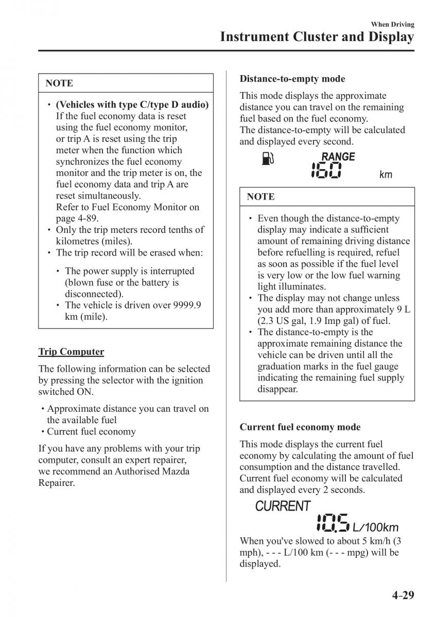 Mazda 2 Demio owners manual / page 172