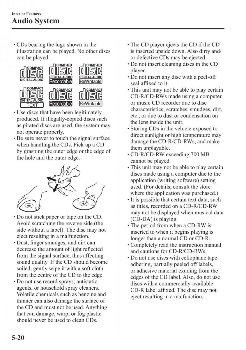 Mazda 2 Demio owners manual / page 321