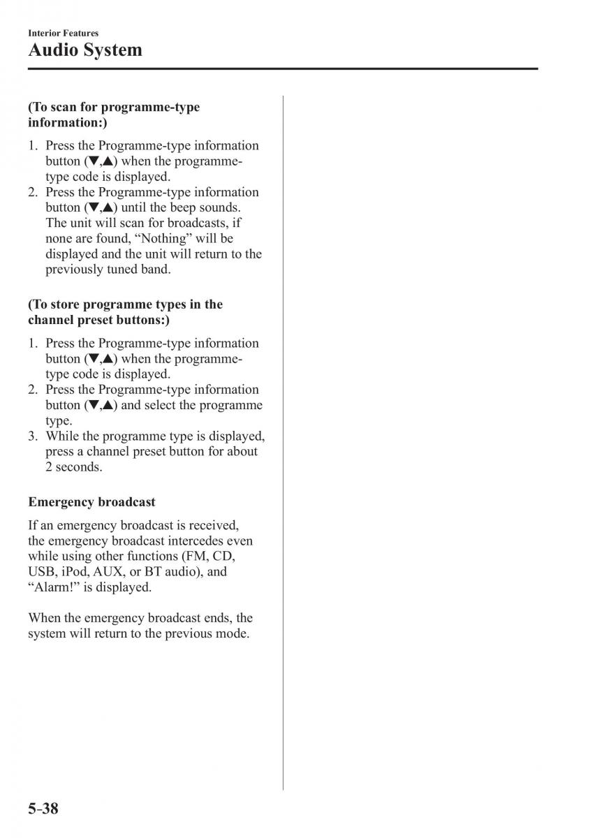 Mazda 2 Demio owners manual / page 339