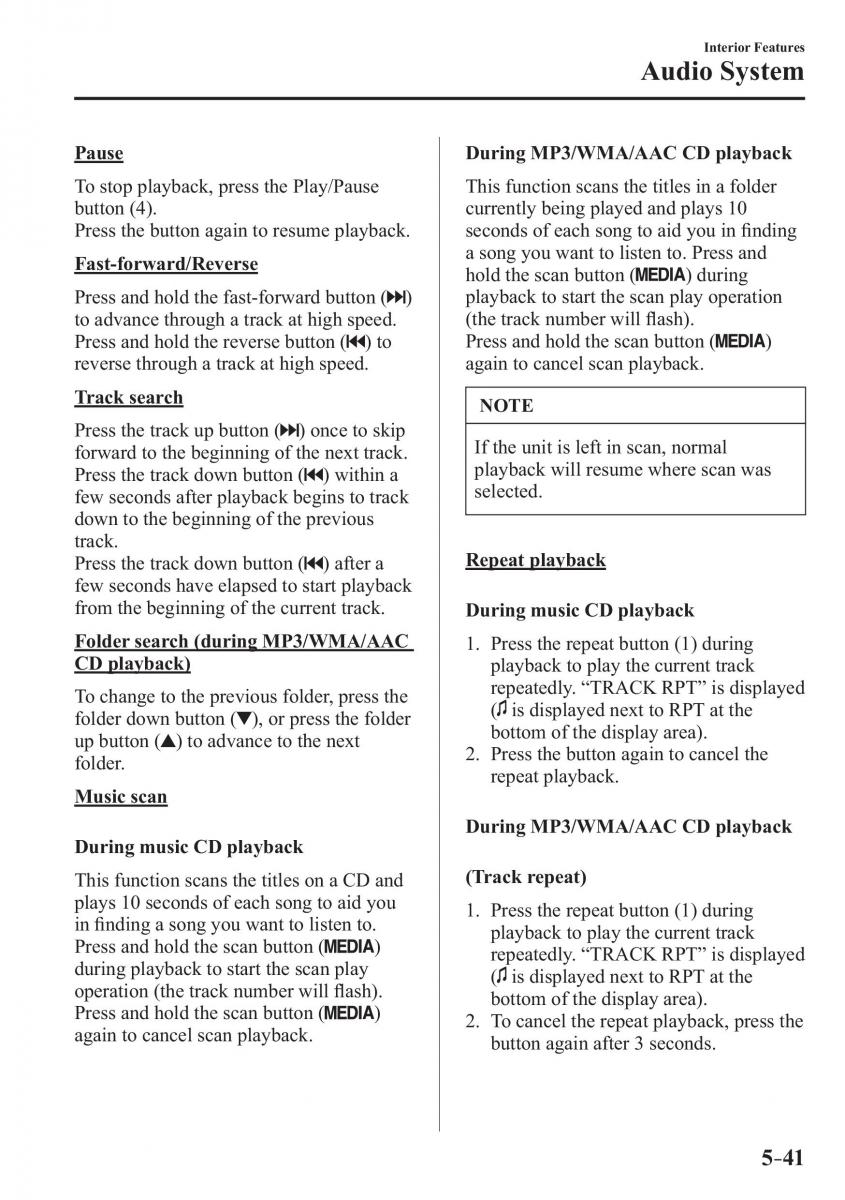 Mazda 2 Demio owners manual / page 342