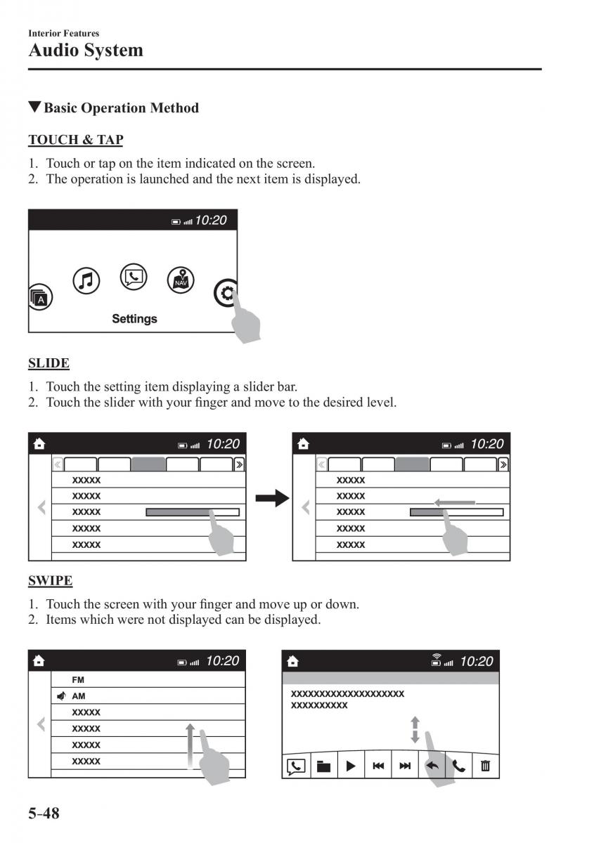 Mazda 2 Demio owners manual / page 349