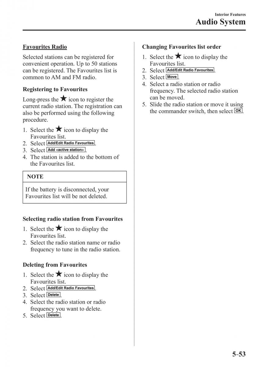 Mazda 2 Demio owners manual / page 354