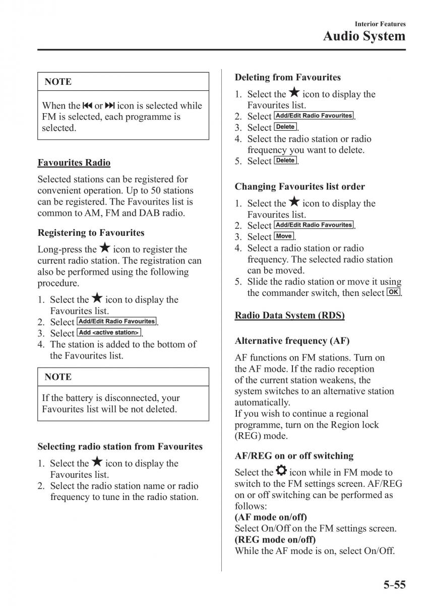 Mazda 2 Demio owners manual / page 356