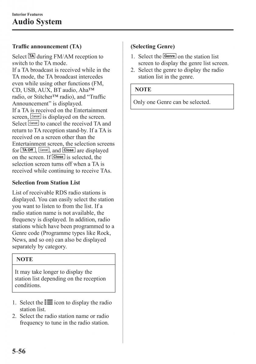 Mazda 2 Demio owners manual / page 357