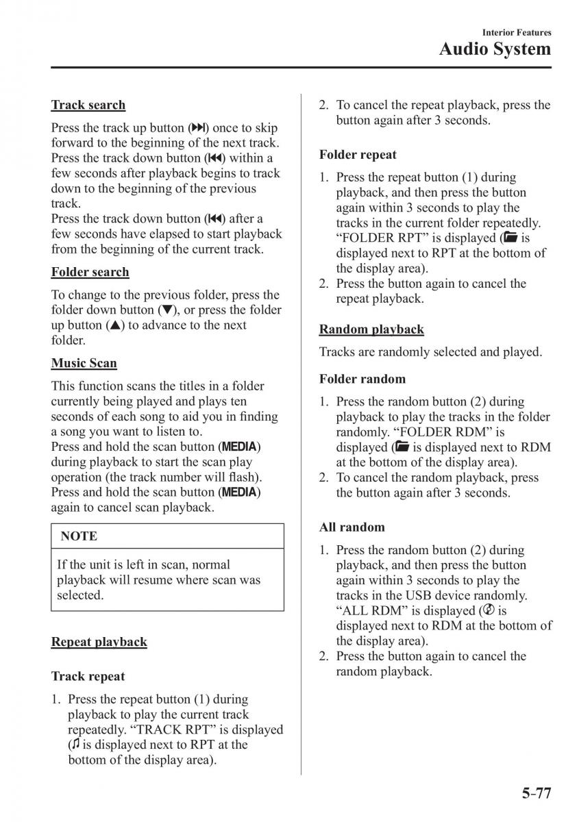 Mazda 2 Demio owners manual / page 378