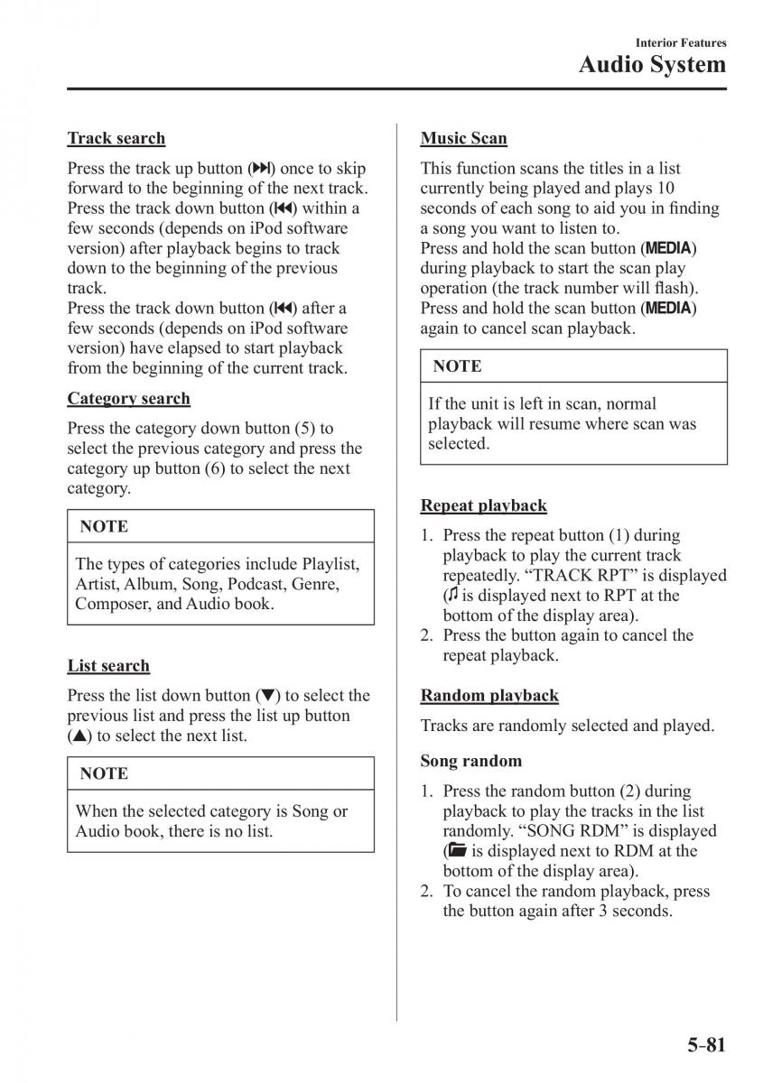 Mazda 2 Demio owners manual / page 382