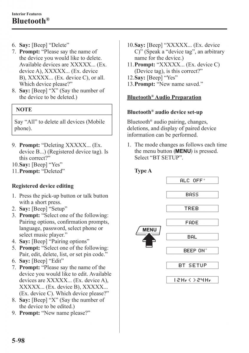 Mazda 2 Demio owners manual / page 399