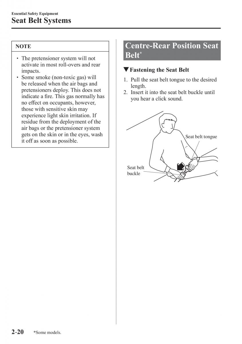 Mazda 2 Demio owners manual / page 41