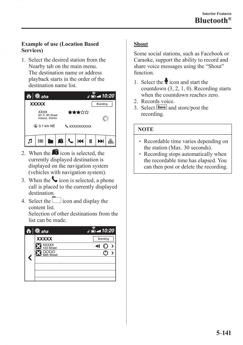 Mazda 2 Demio owners manual / page 442