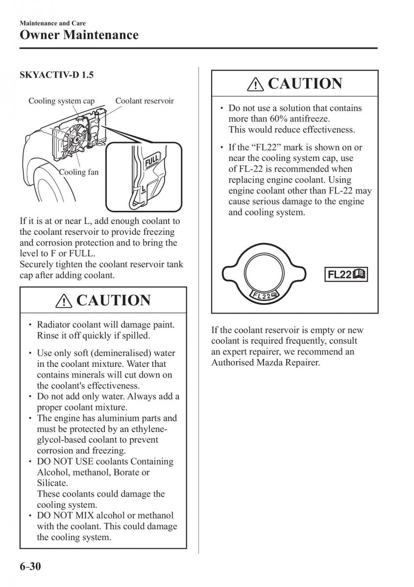 Mazda 2 Demio owners manual / page 487