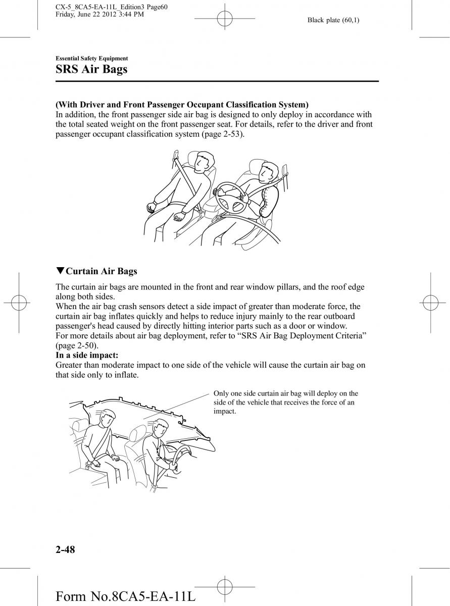 Mazda CX 5 owners manual / page 60