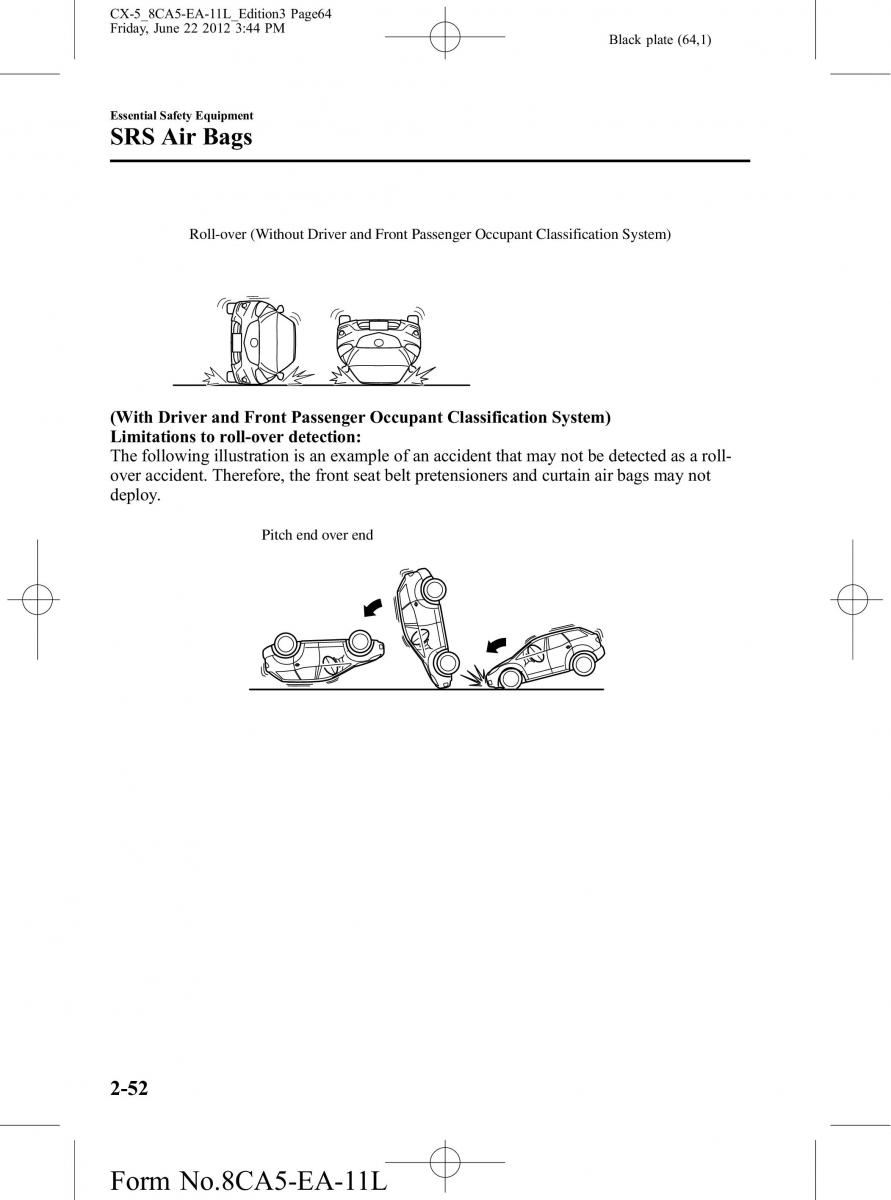 Mazda CX 5 owners manual / page 64