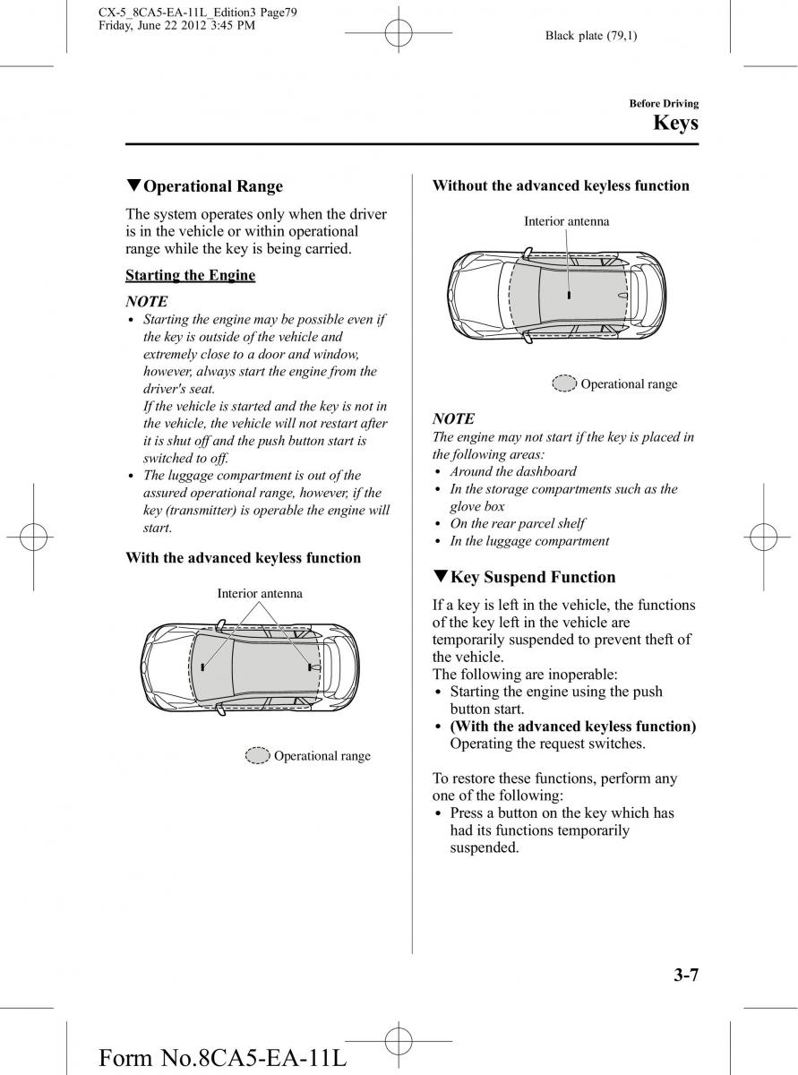 Mazda CX 5 owners manual / page 79