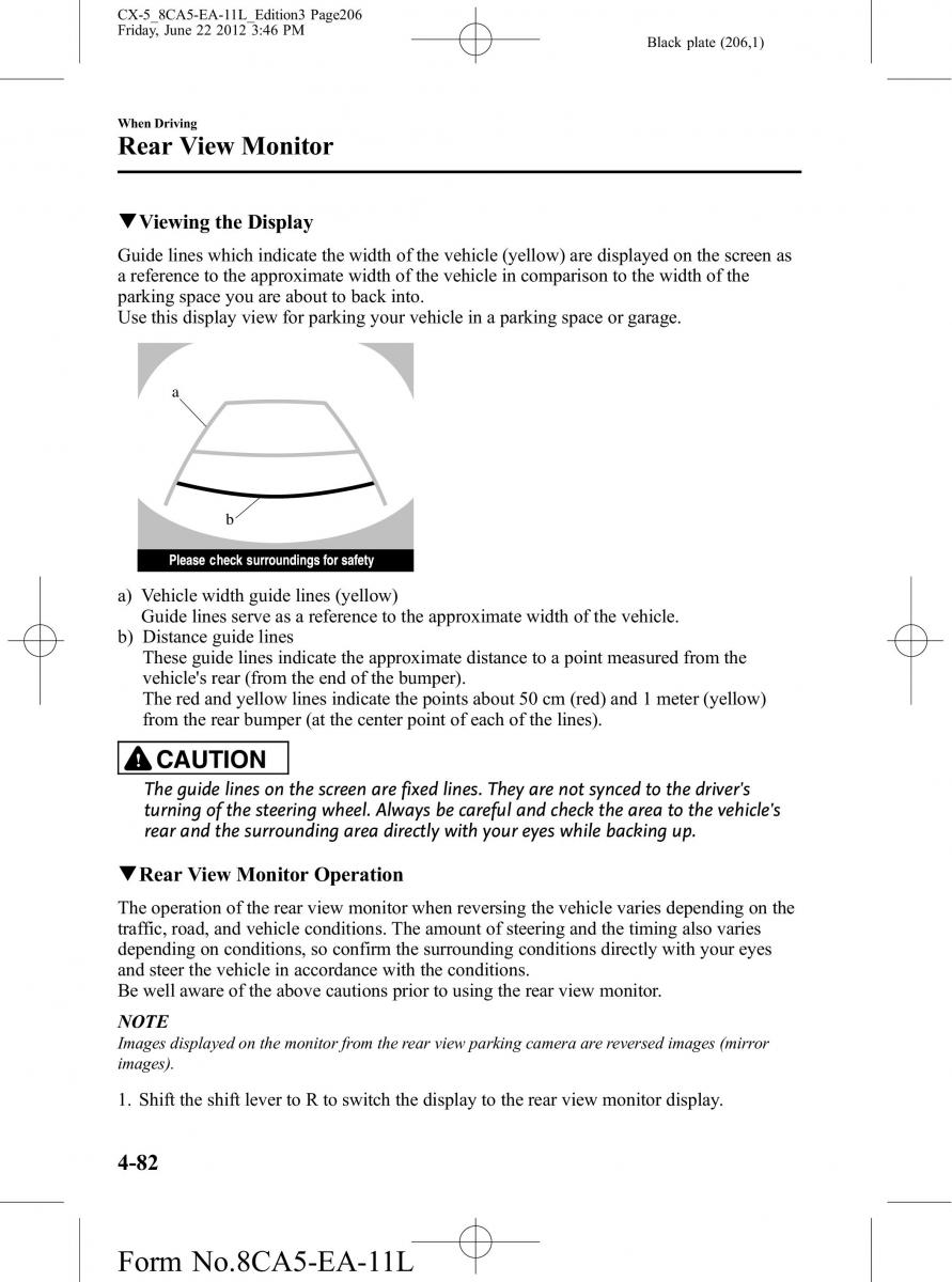 Mazda CX 5 owners manual / page 206