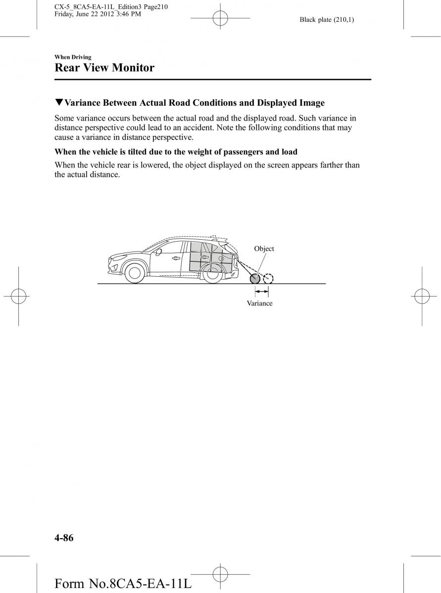 Mazda CX 5 owners manual / page 210