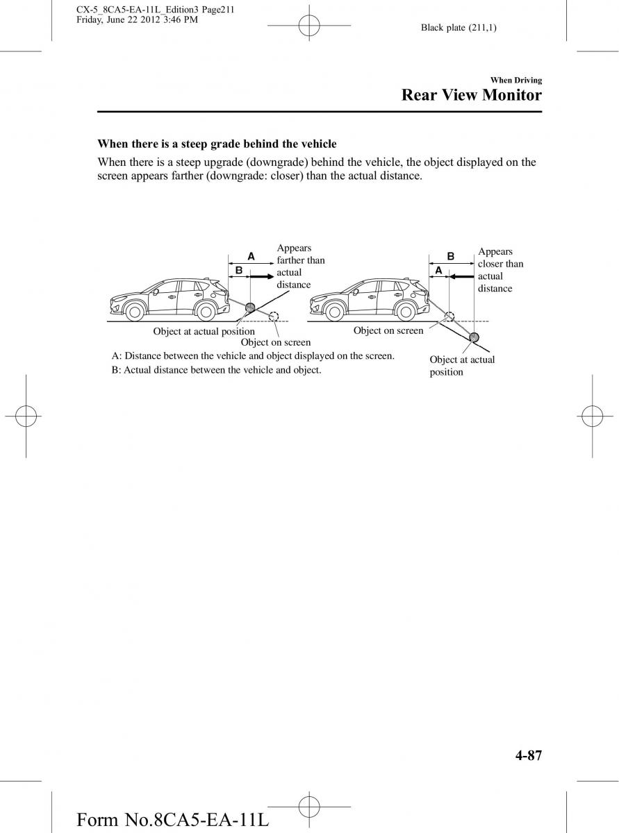 Mazda CX 5 owners manual / page 211