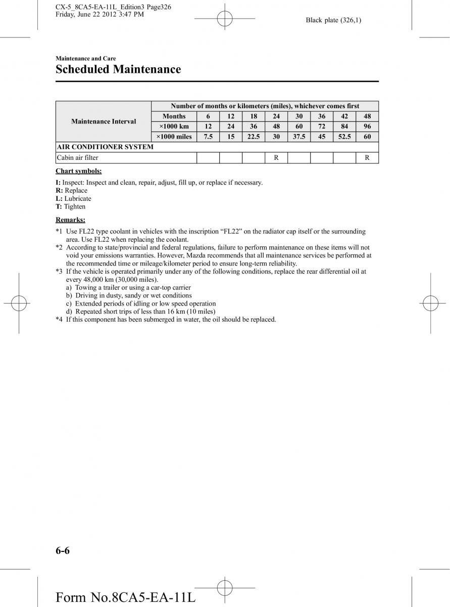 Mazda CX 5 owners manual / page 326