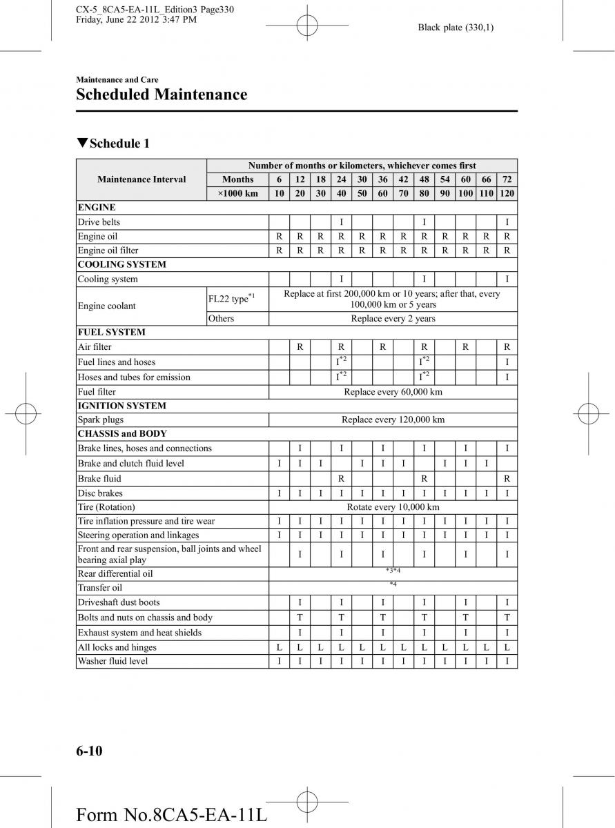 Mazda CX 5 owners manual / page 330