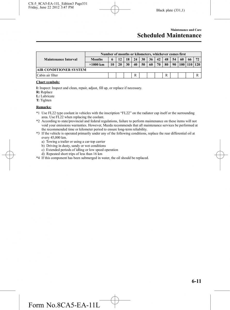 Mazda CX 5 owners manual / page 331