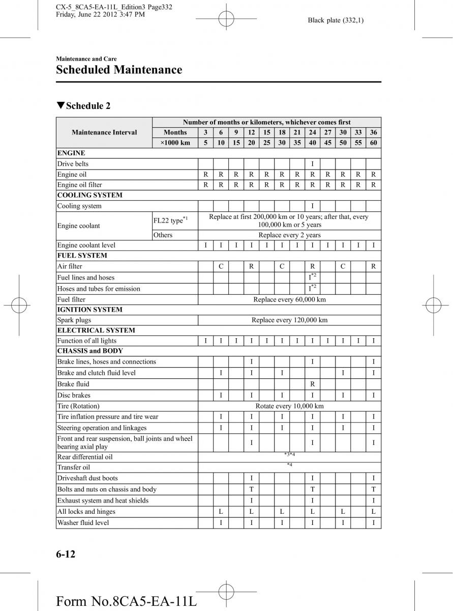 Mazda CX 5 owners manual / page 332