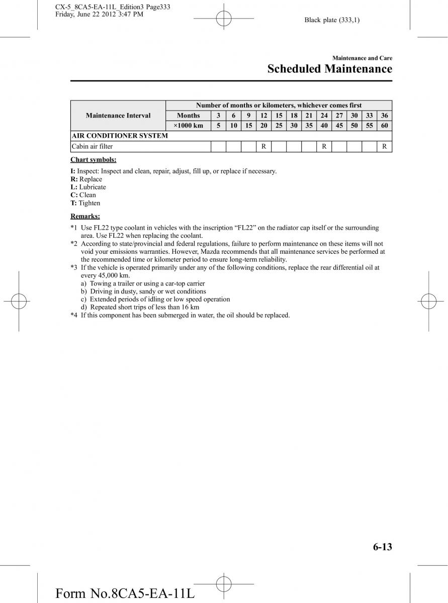 Mazda CX 5 owners manual / page 333