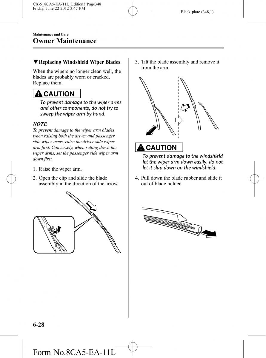 Mazda CX 5 owners manual / page 348