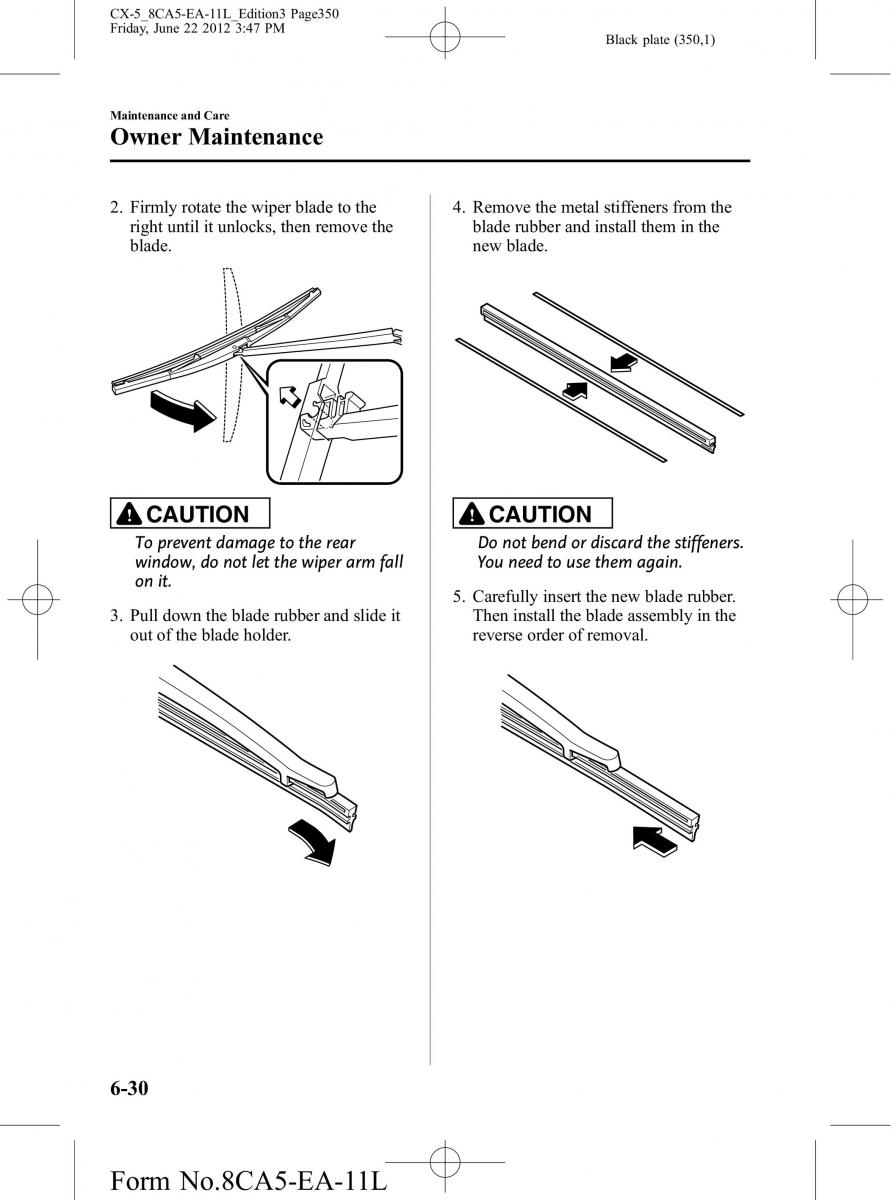 Mazda CX 5 owners manual / page 350