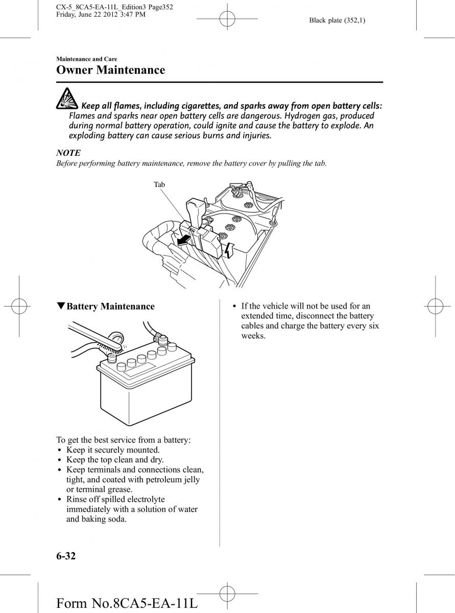 Mazda CX 5 owners manual / page 352