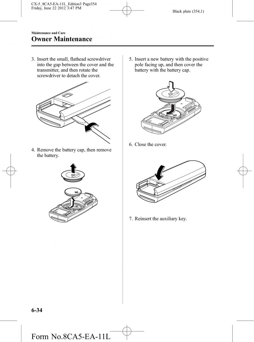 Mazda CX 5 owners manual / page 354