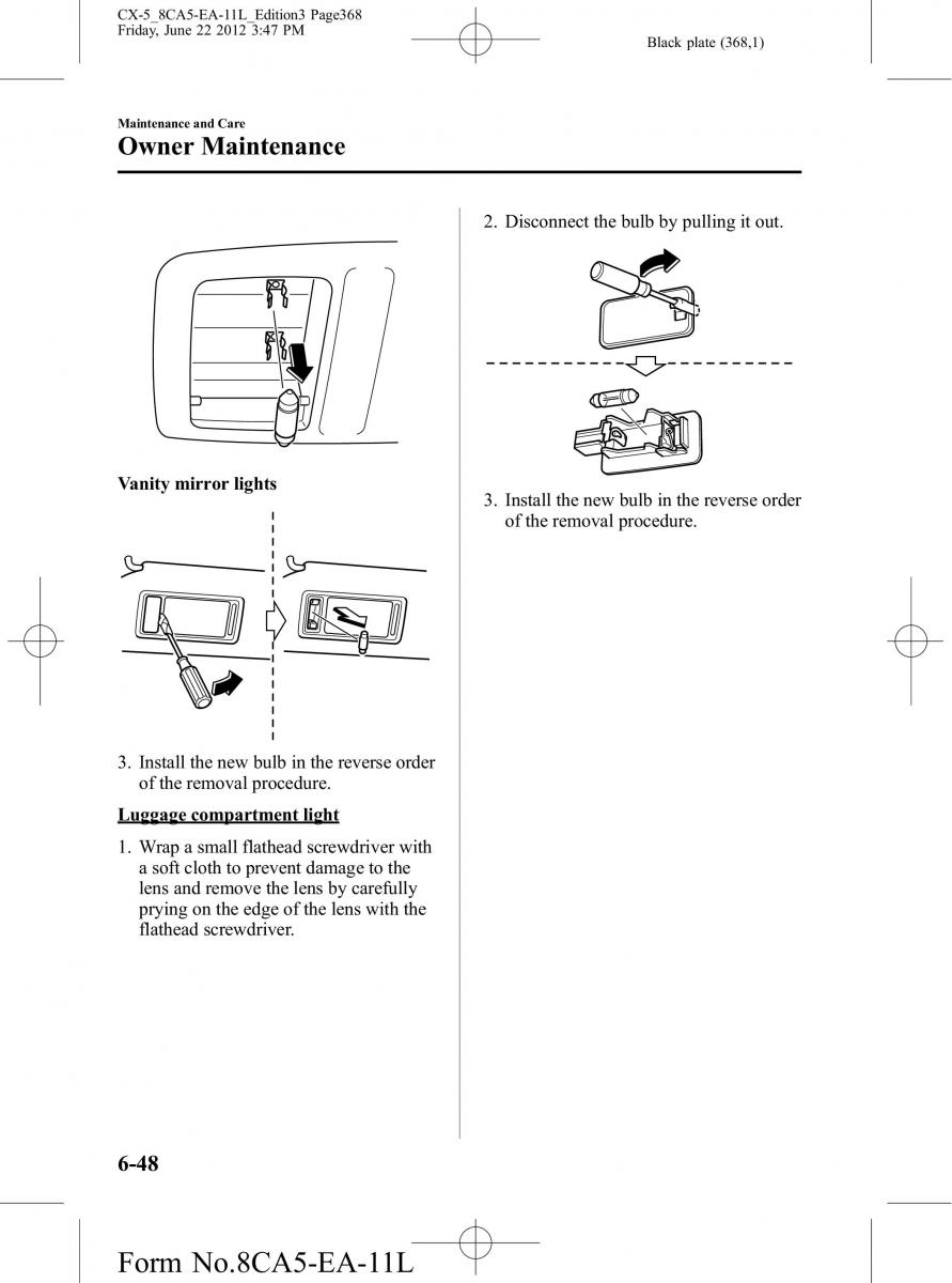 Mazda CX 5 owners manual / page 368