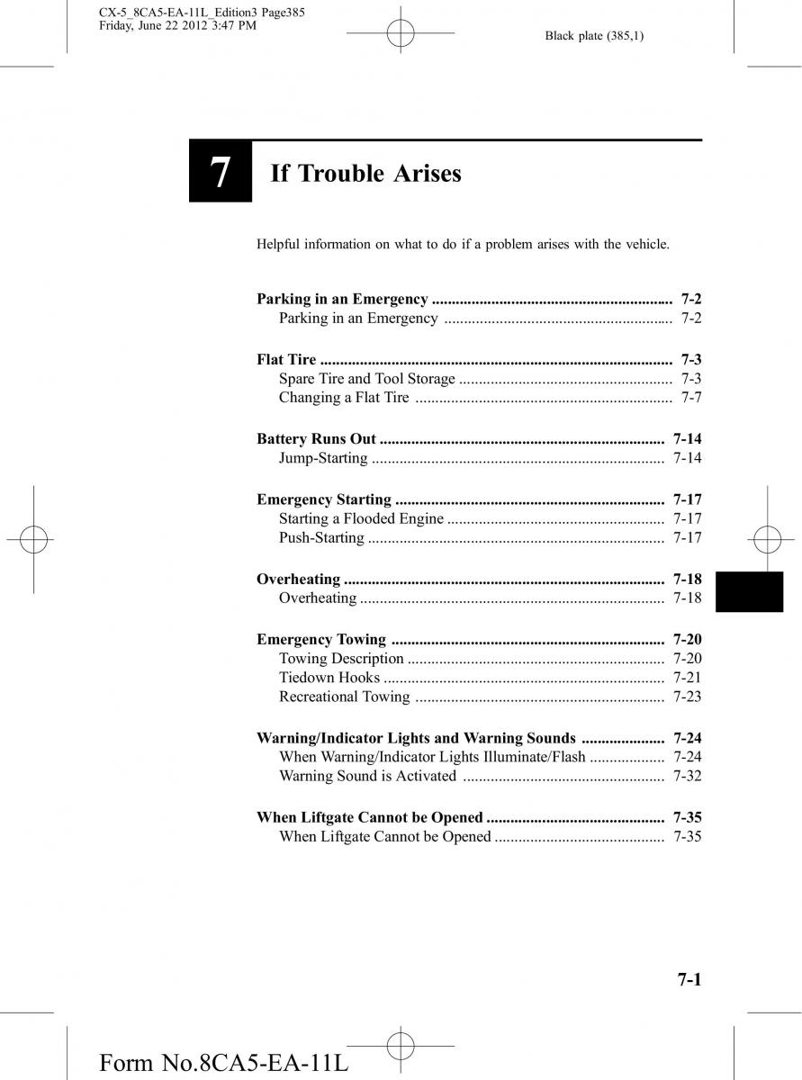 Mazda CX 5 owners manual / page 385