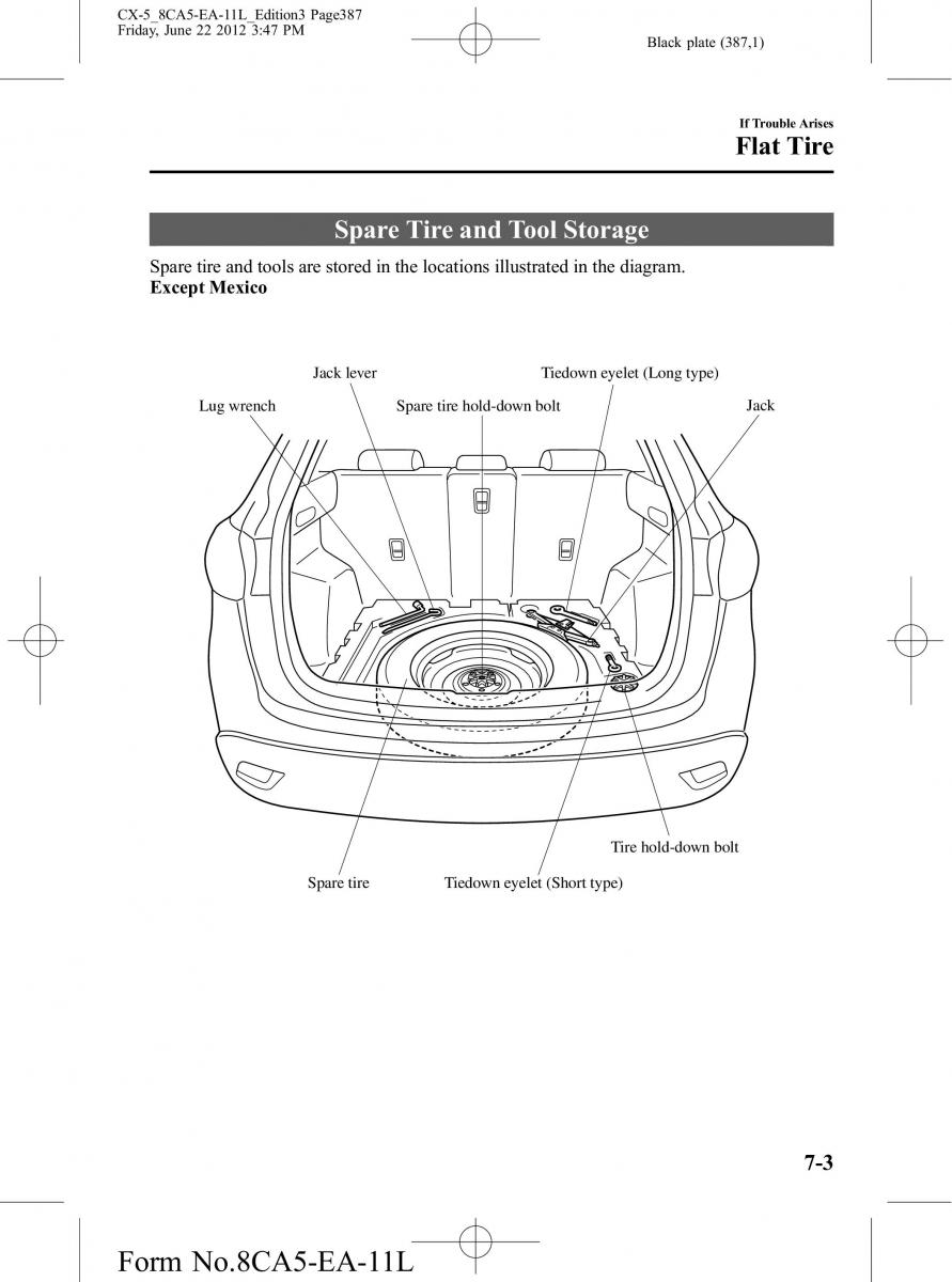 Mazda CX 5 owners manual / page 387