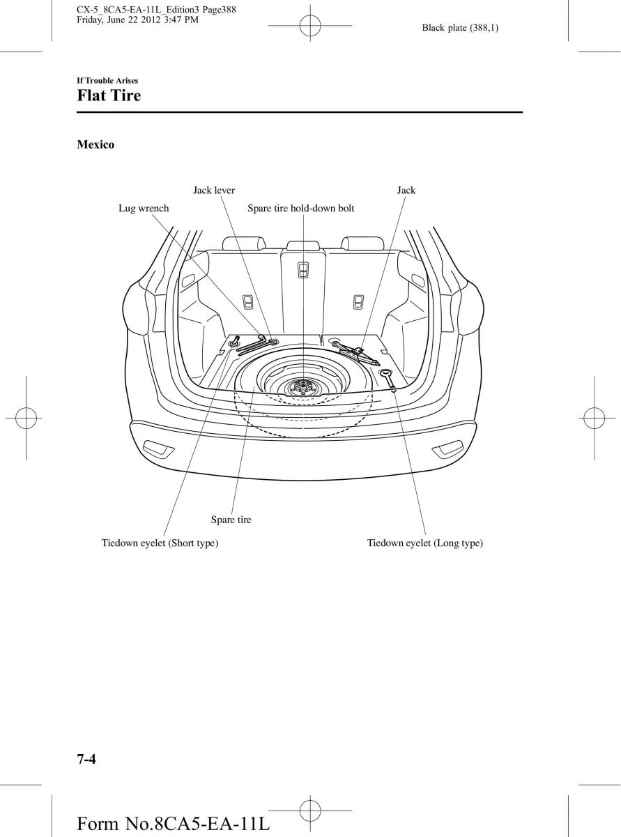 Mazda CX 5 owners manual / page 388