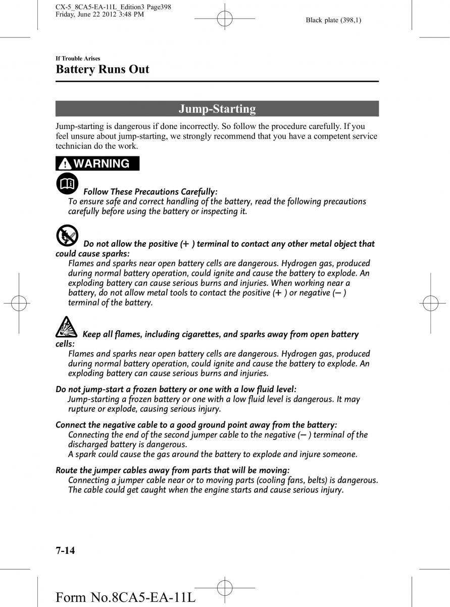 Mazda CX 5 owners manual / page 398