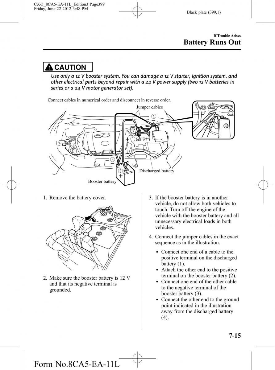 Mazda CX 5 owners manual / page 399