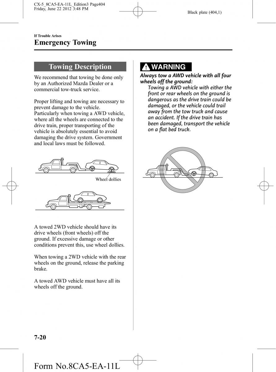 Mazda CX 5 owners manual / page 404