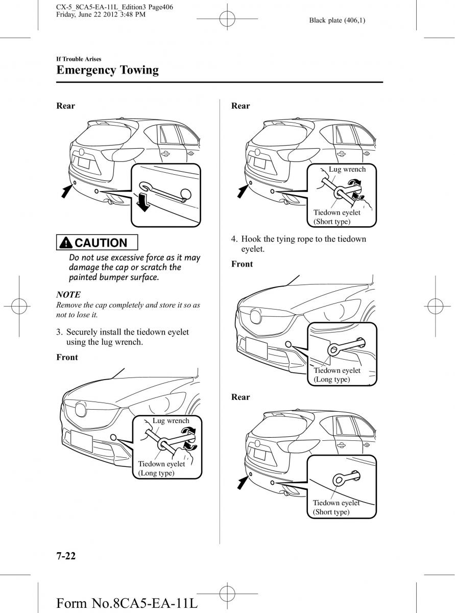 Mazda CX 5 owners manual / page 406