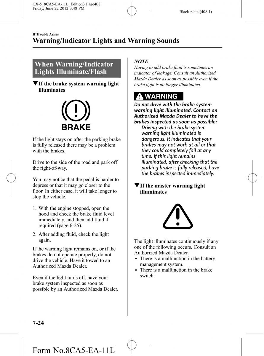 Mazda CX 5 owners manual / page 408