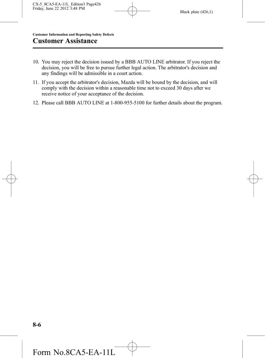 Mazda CX 5 owners manual / page 426