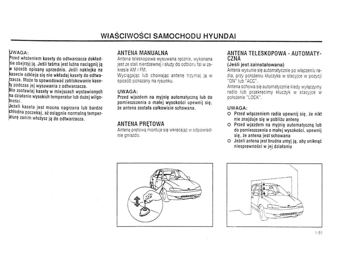 Hyundai Accent X3 Pony Excel instrukcja obslugi / page 57