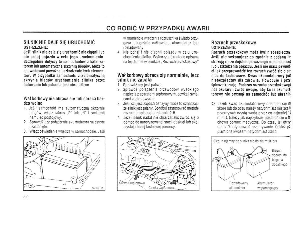 Hyundai Accent X3 Pony Excel instrukcja obslugi / page 74