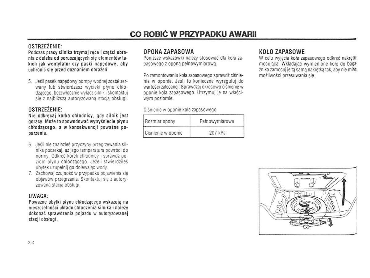 Hyundai Accent X3 Pony Excel instrukcja obslugi / page 76