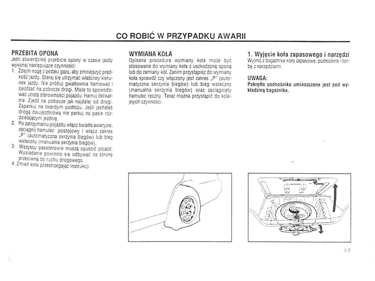 Hyundai Accent X3 Pony Excel instrukcja obslugi / page 77