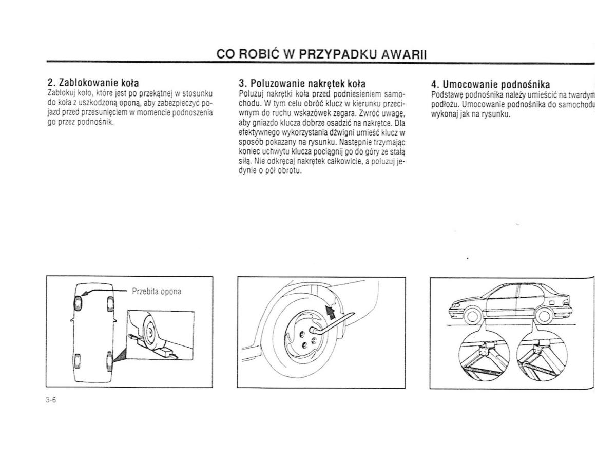 Hyundai Accent X3 Pony Excel instrukcja obslugi / page 78