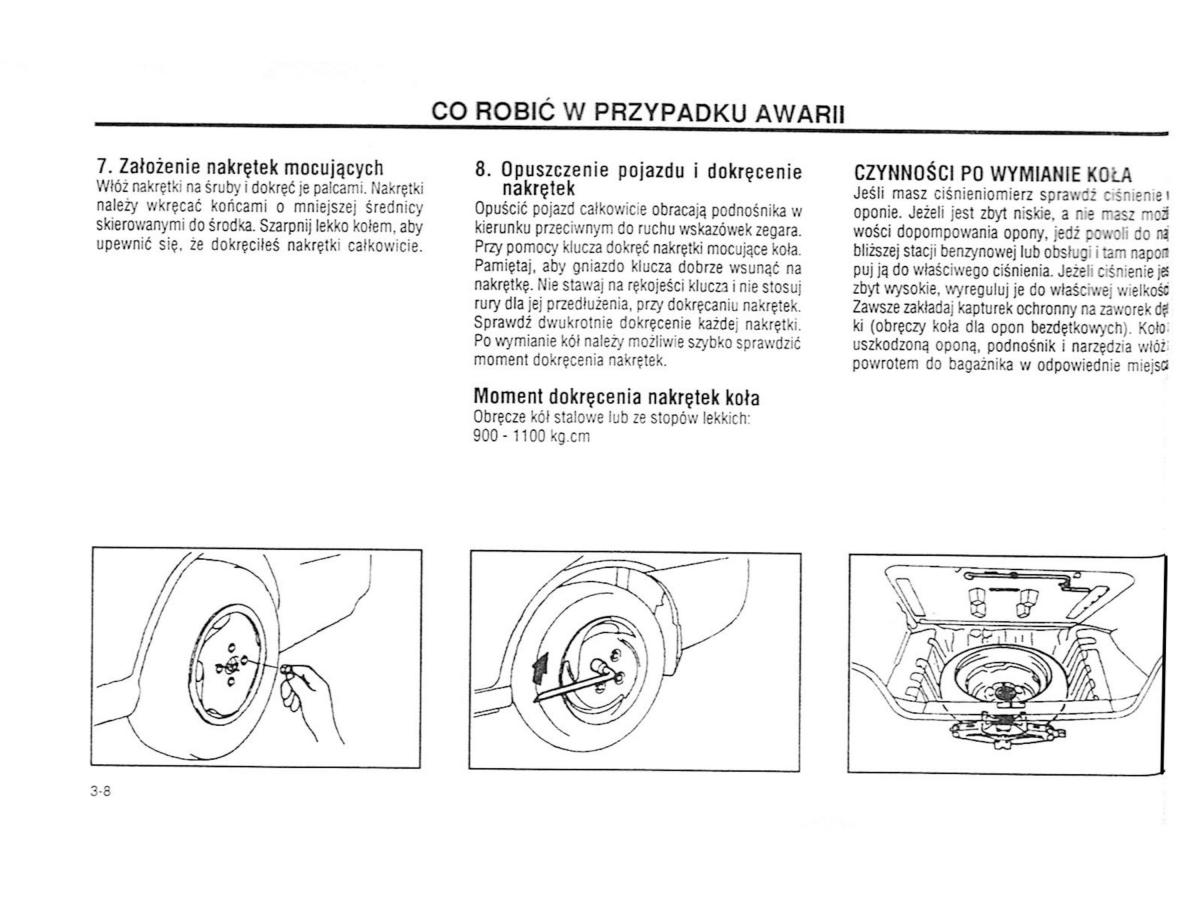 Hyundai Accent X3 Pony Excel instrukcja obslugi / page 80