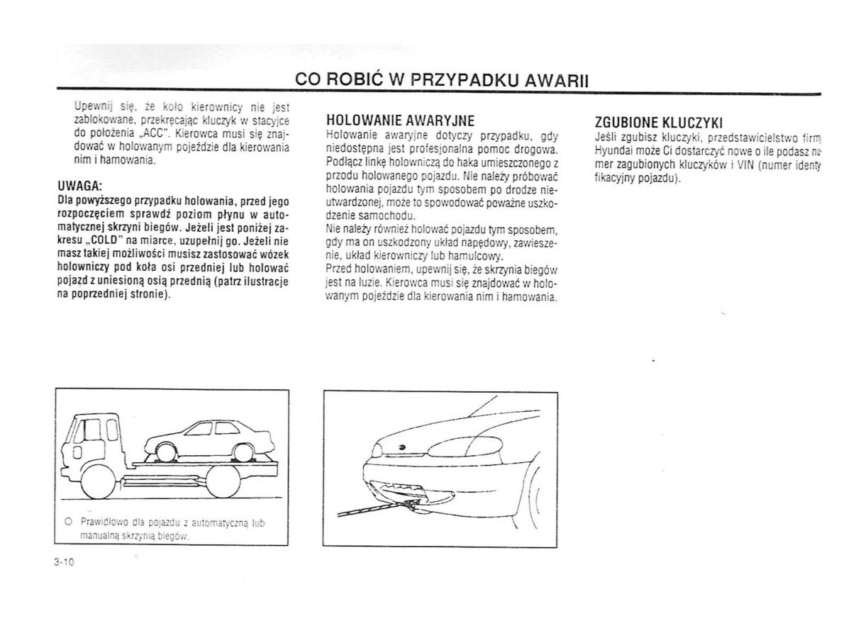 Hyundai Accent X3 Pony Excel instrukcja obslugi / page 82