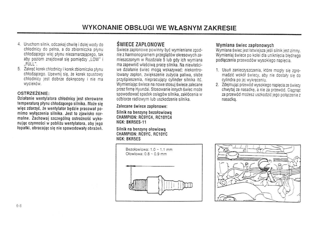 Hyundai Accent X3 Pony Excel instrukcja obslugi / page 102